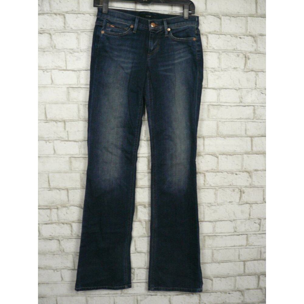 $178 Joe's Jeans The Icon Dark Wash Low Rise Bootcut in Emma Blue 26 NEW